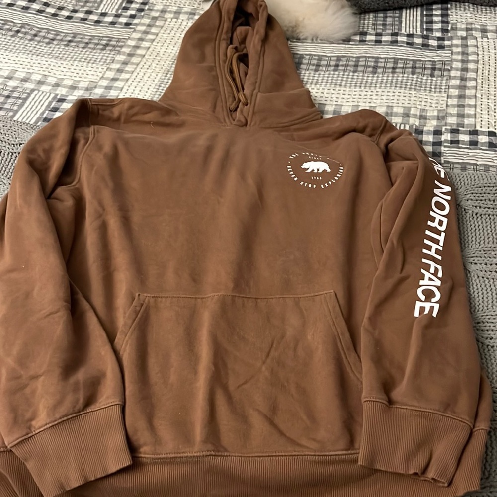 Mens Brown North Face Hoodie. Great Condition. XL.